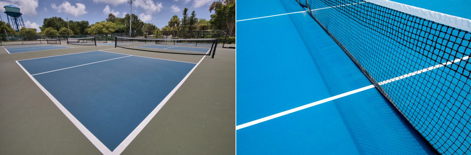 Pickleball Court Installation | Charles Lawrence Tennis Courts